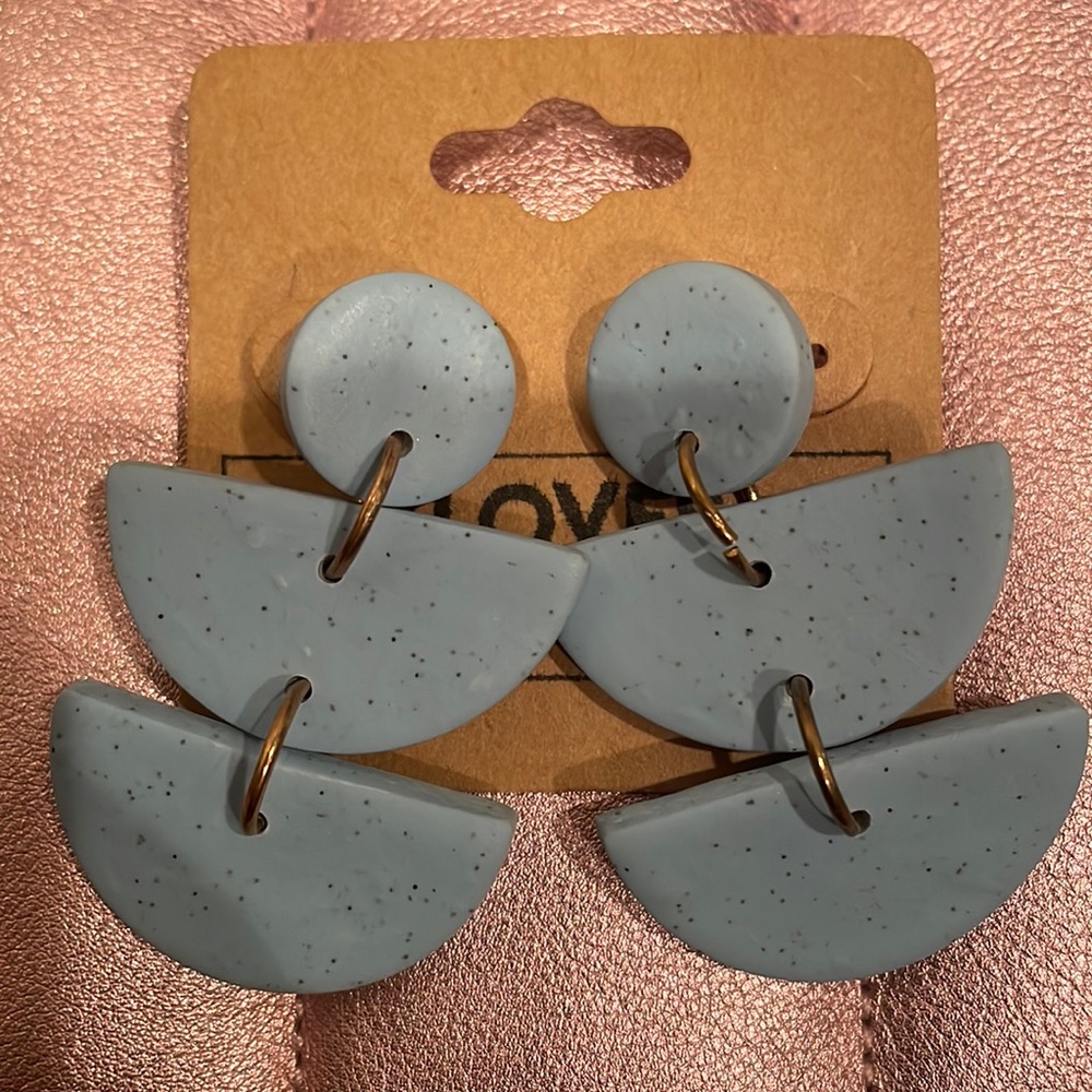 Artsy geo earrings